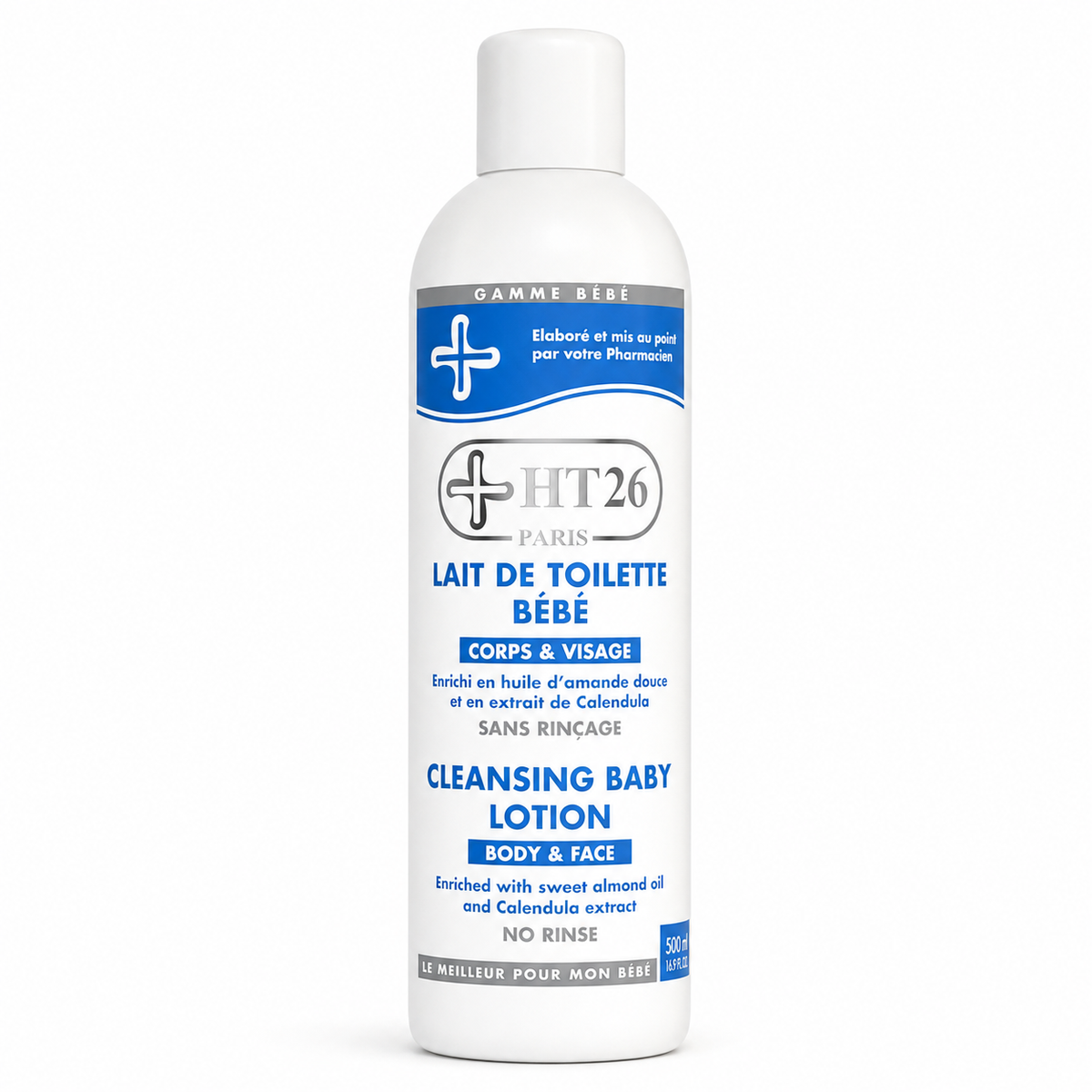 HT26 Lait corporel de toilette pour bébé 1L