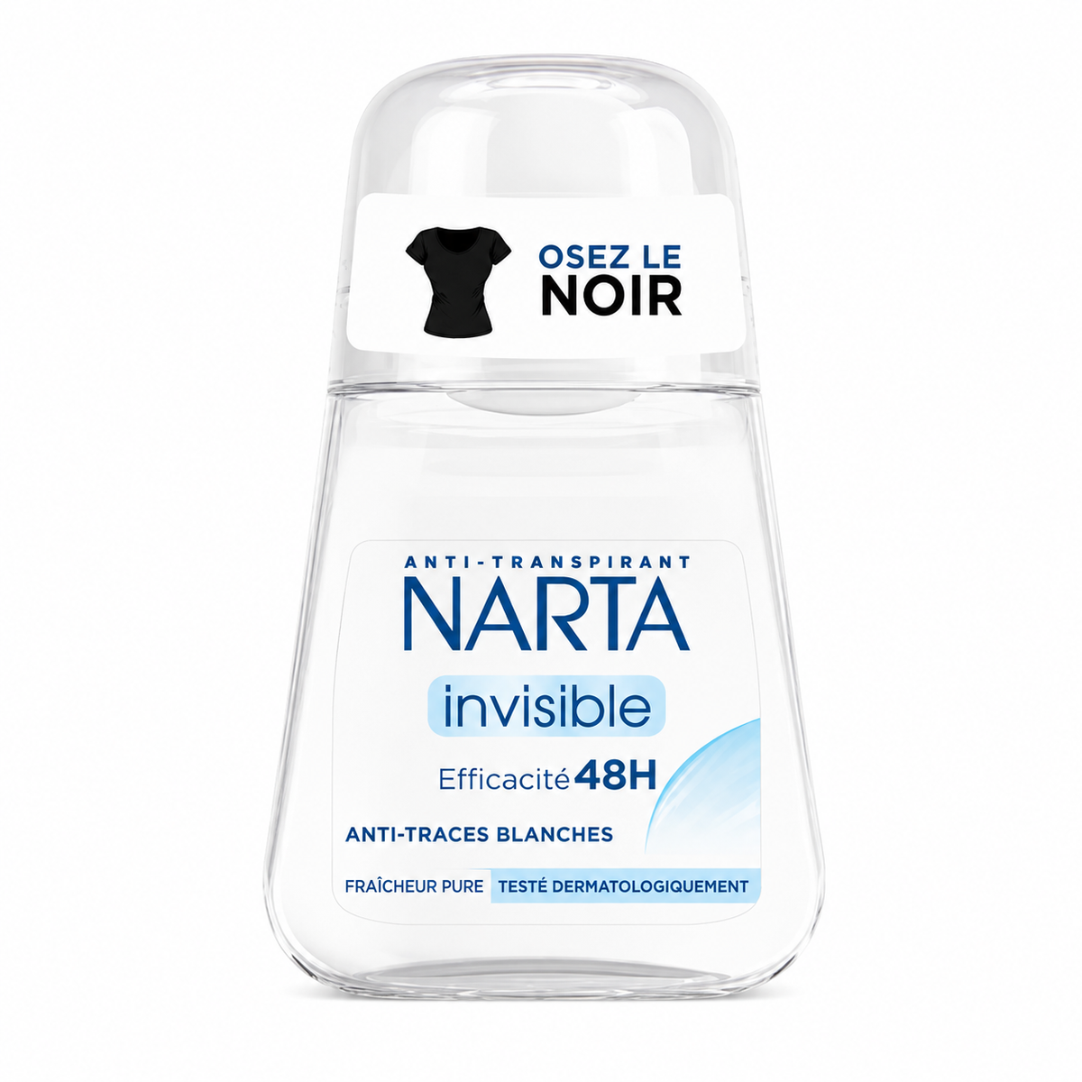 NARTA Invisible Déodorant Bille Femme Anti-transpirant Invisible 48h 50ml