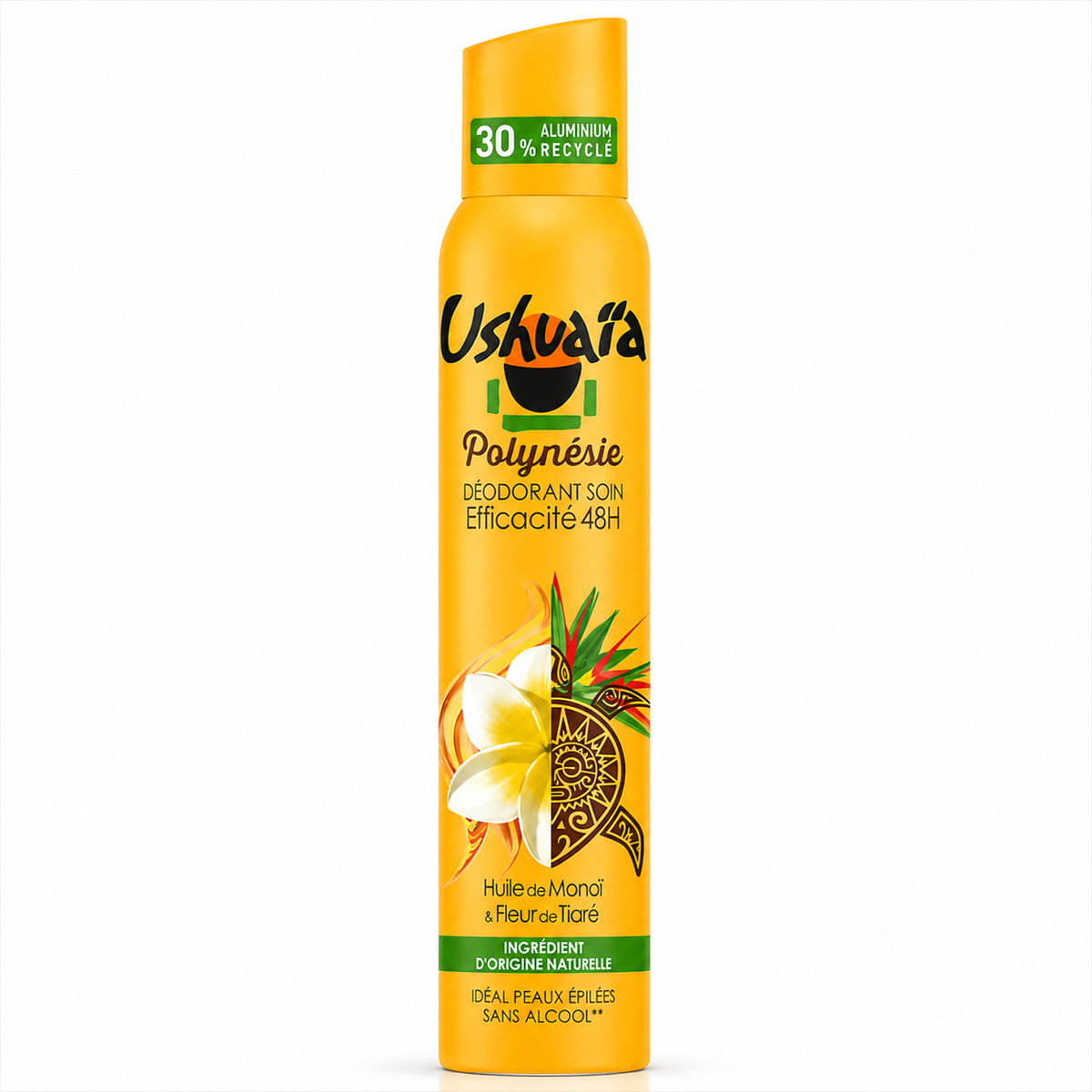 Ushuaïa Polynésie Déodorant soin efficacité 48h 200ml