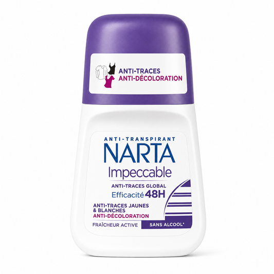 NARTA Déodorant Bille Anti-traces 48h Impeccable 50ml