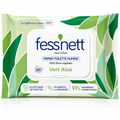 Fess'nett Papier Toilette Humide Aloe vera  jetable dans les toilettes 50 unités