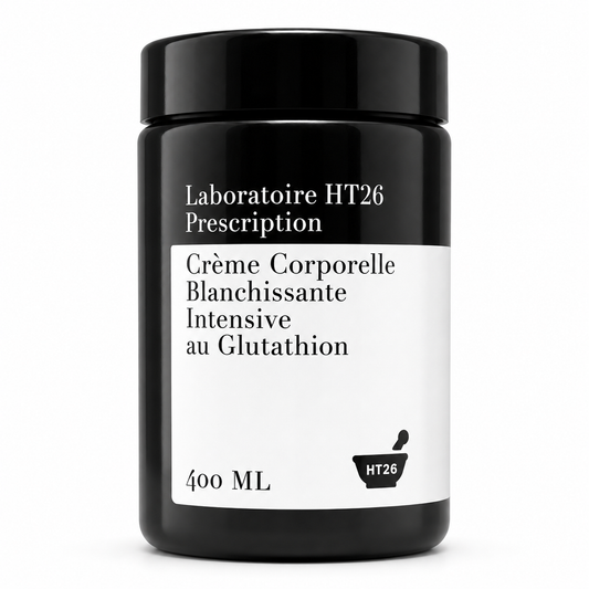 HT26 Crème Corporelle Blanchissante Au Glutathion Traite les taches pigmentaires 400 ml
