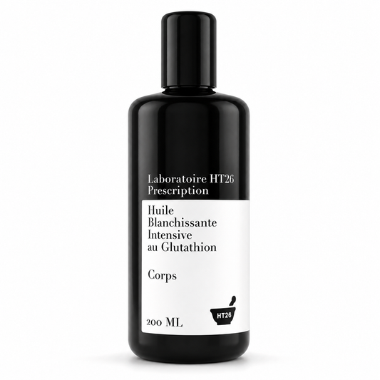 HT26 Huile Blanchissante Au Glutathion apaise et éclaircit la peau 200ml