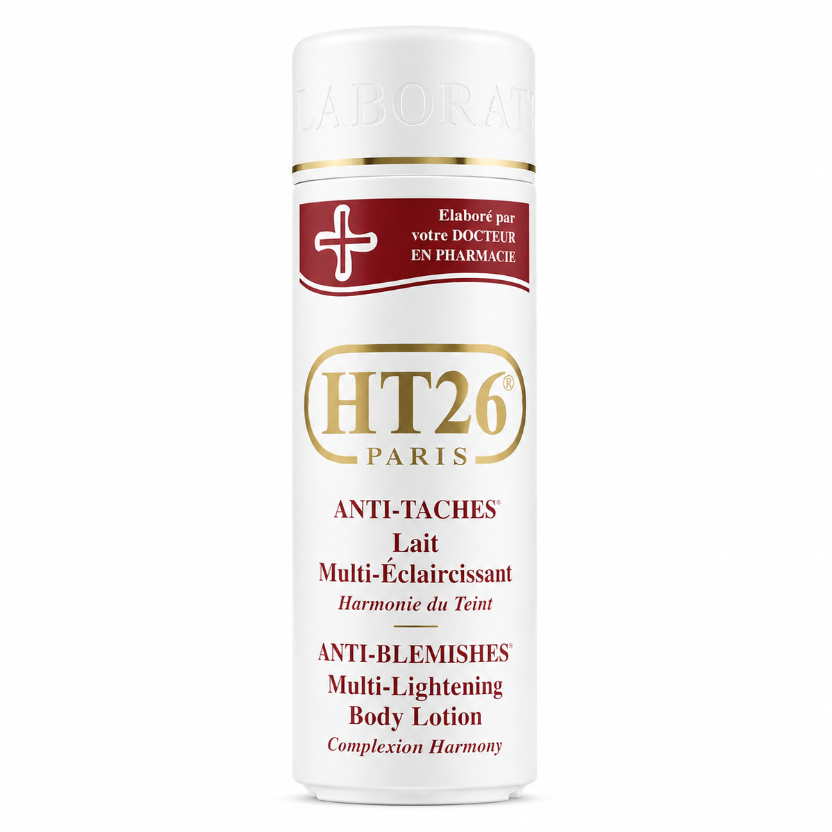 HT26  Lait Multi-Éclaircissant améliore la clarté des peaux noires et métissées 500ml