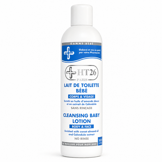 HT26 Lait corporel de toilette pour bébé 1L