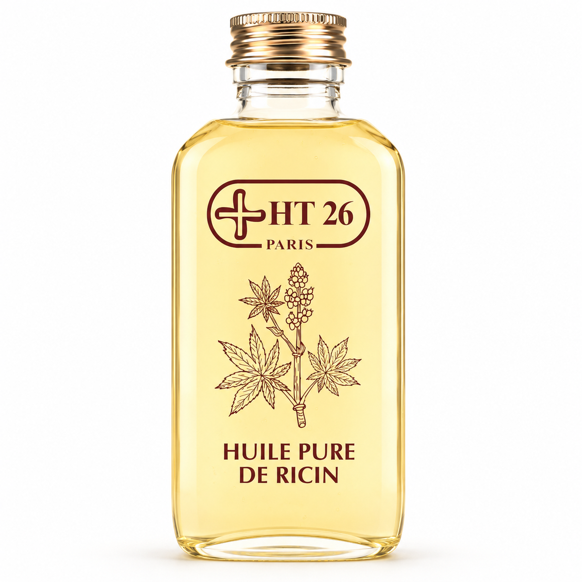 HT26 Huile de Ricin Adoucit et fortifie les cheveux rêches 150ml