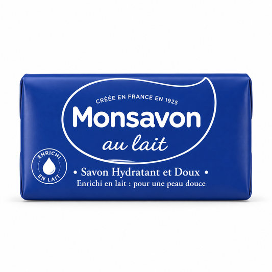 MONSAVON Savon Solide Authentique Au Lait  100g