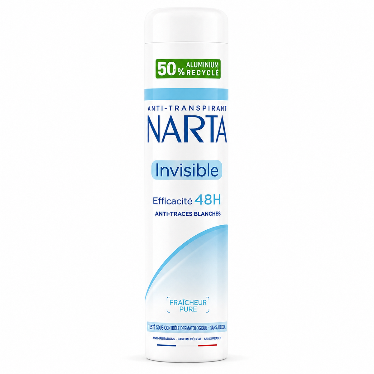 NARTA Déodorant Anti-Transpirant Invisible 48H en Spray 200 ML
