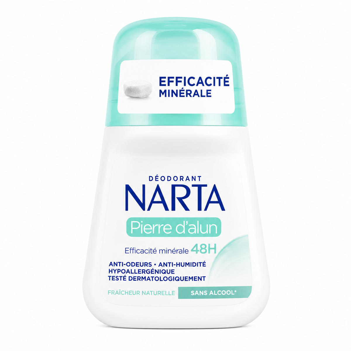 NARTA Déodorant Pierre d'Alun efficacité 48H 50ml