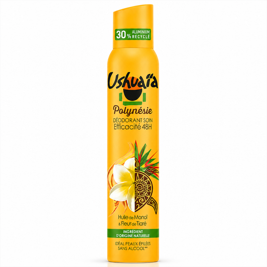 Ushuaïa Polynésie Déodorant soin efficacité 48h 200ml